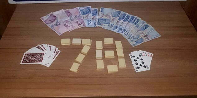 Kumar oynadığı belirlenen 15 kişiye para cezası verildi