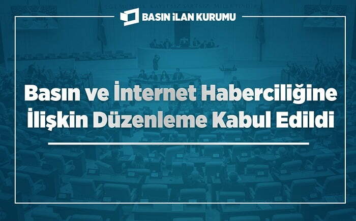 Basın Kanunu yasalaştı
