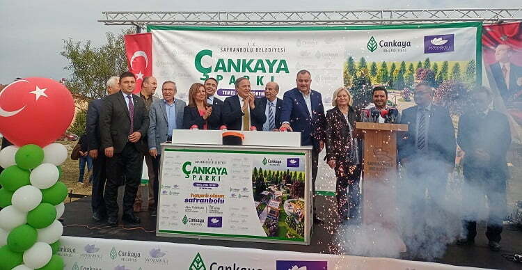 Çankaya Parkının temeli Torun’un katılımıyla atıldı