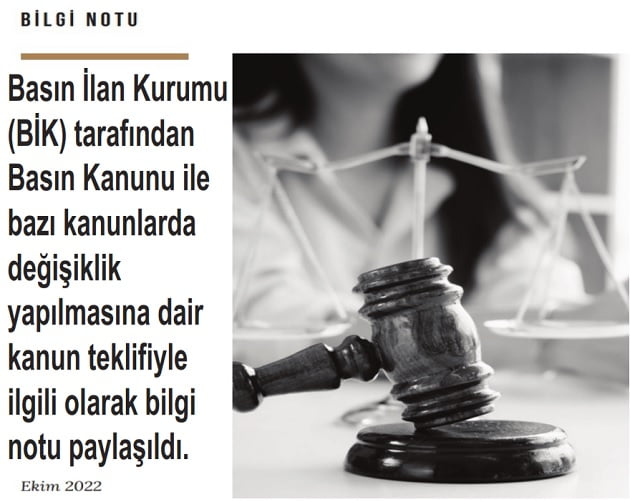 Yeni yasa ile ilgili bilgi notu paylaşıldı