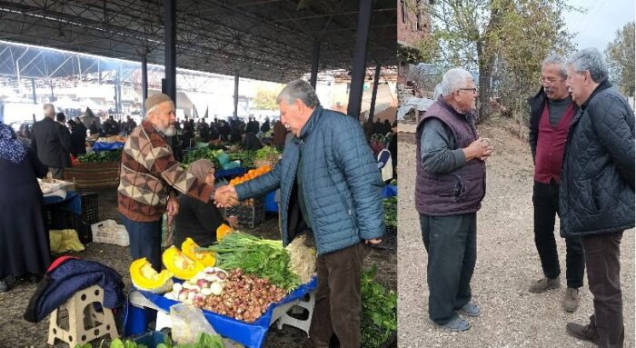 CHP’de seçim rüzgarı, Türker sahalarda