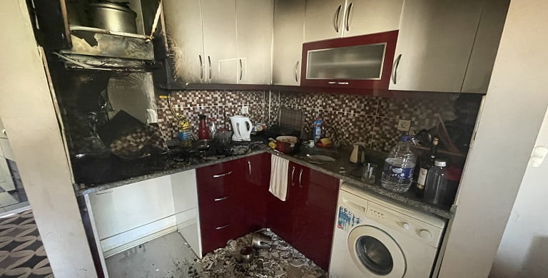 Dumanları fark eden vatandaşlar facianın önüne geçti