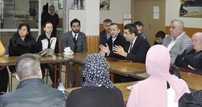 Gümüş , deprem misafirleriyle bir araya geldi