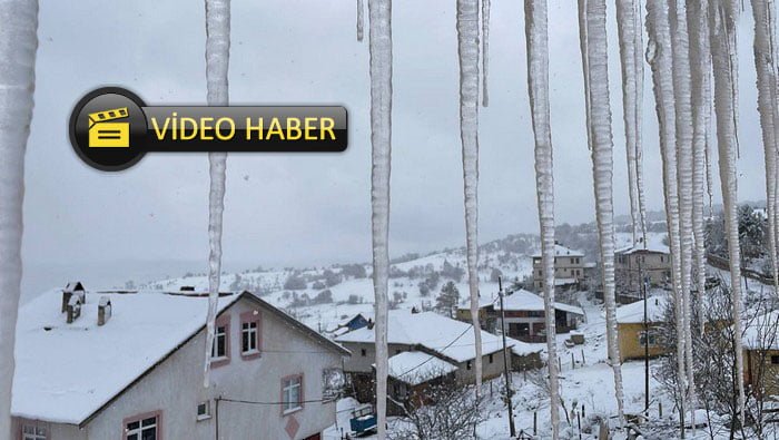 UNESCO kenti Safranbolu ile Abant Gölü Tabiat Parkı karla kaplandı