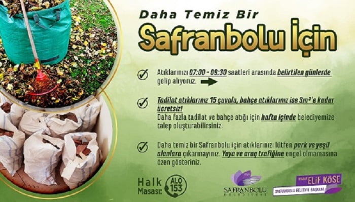 Belediye Atık Toplama Günleri Belirledi