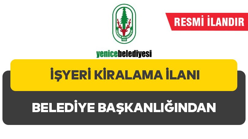İŞYERİ KİRALAMA İLANI