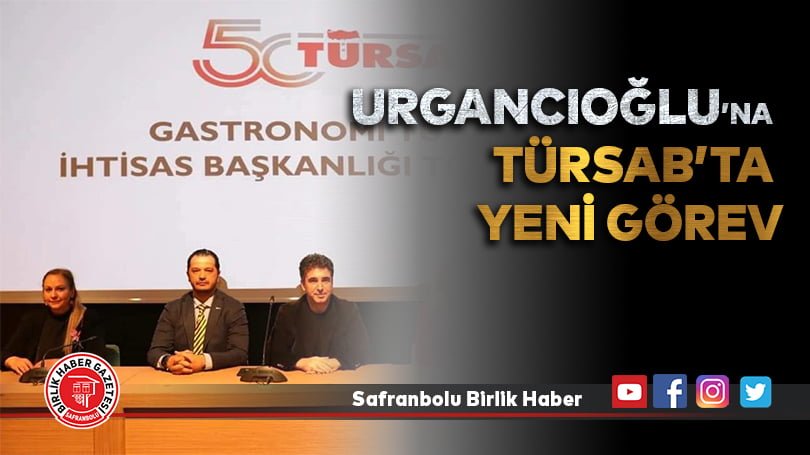 Urgancıoğlu’na TÜRSAB’ta Yeni Görev