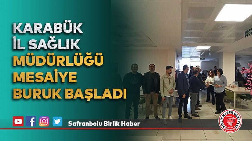 İl Sağlık Müdürlüğünde Bayramlaşma