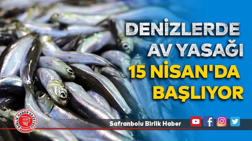 Denizlerde av yasağı 15 Nisan’da başlıyor