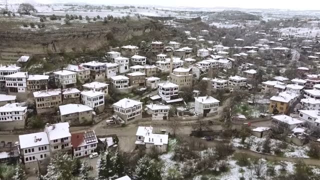 KARABÜK – UNESCO kenti Safranbolu, karla kaplandı