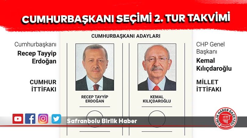 Cumhurbaşkanı seçimi 2. tur takvimi