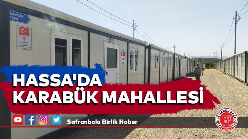 Hassa’da Karabük Mahallesi