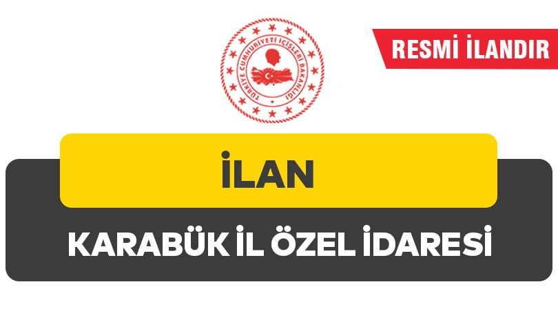 KARABÜK İL ÖZEL İDARESİ