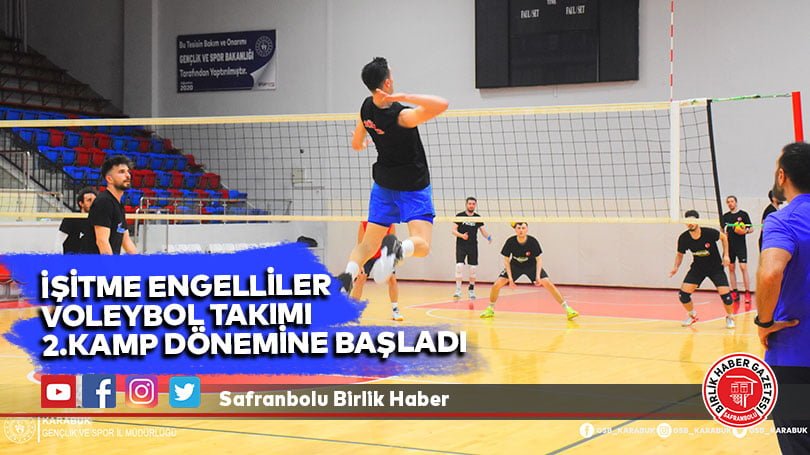 İşitme Engelliler Voleybol Takımı 2.Kamp Dönemine Başladı