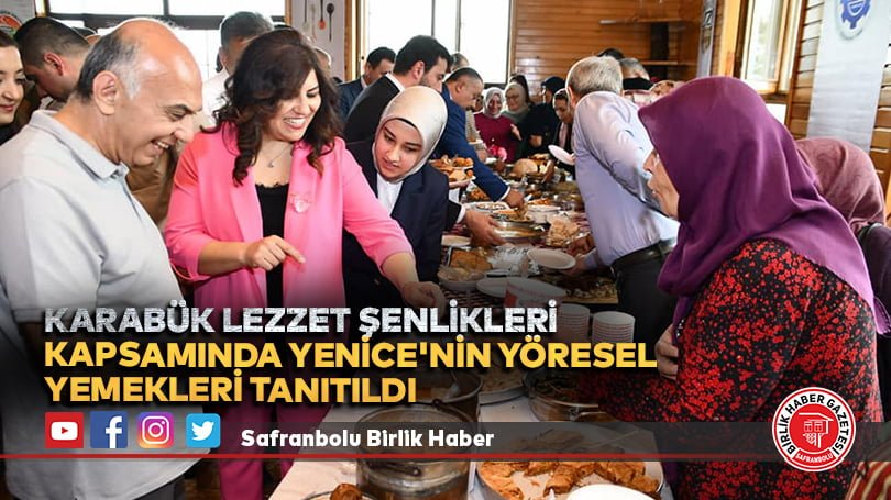 Karabük’te Türk Mutfağı Haftası kapsamında yöresel tatlar tanıtıldı