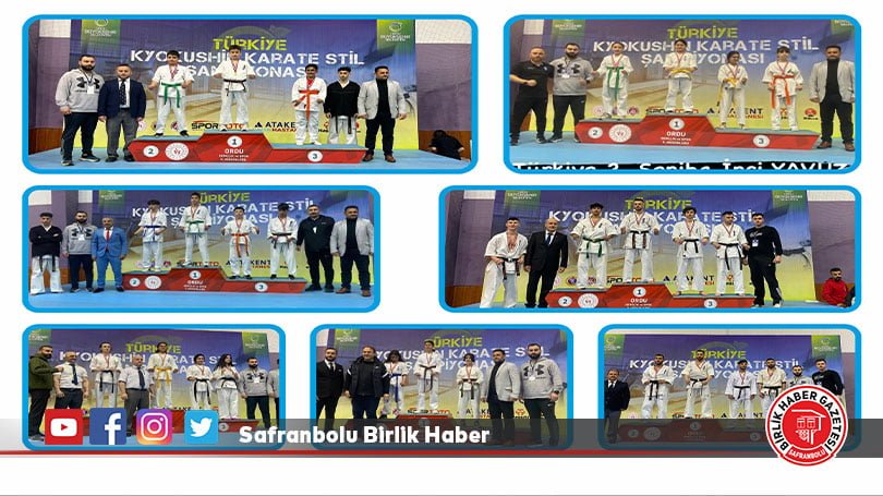 Karabük’ten 8 sporcu Türkiye Şampiyonası’nda dereceye girdi