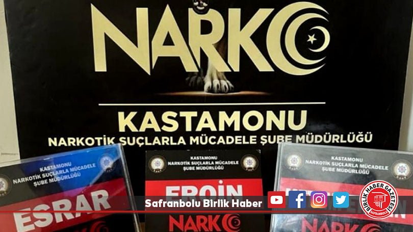 Kastamonu’da uyuşturucu operasyonunda 5 zanlı yakalandı