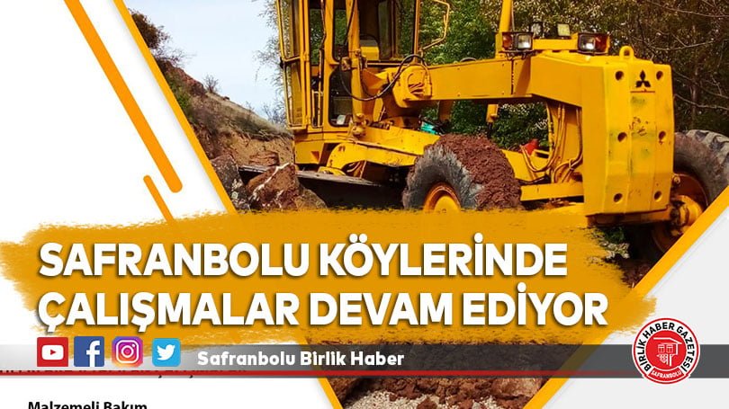 Safranbolu Köylerinde Çalışmalar Devam Ediyor