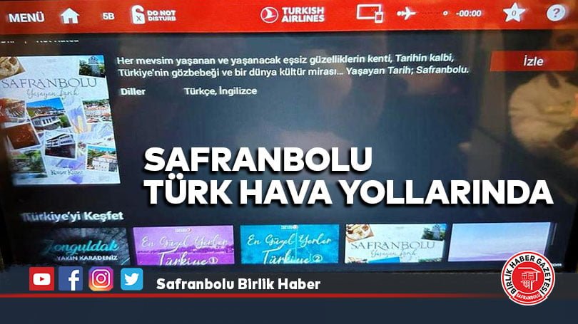 Safranbolu Türk Hava Yollarında
