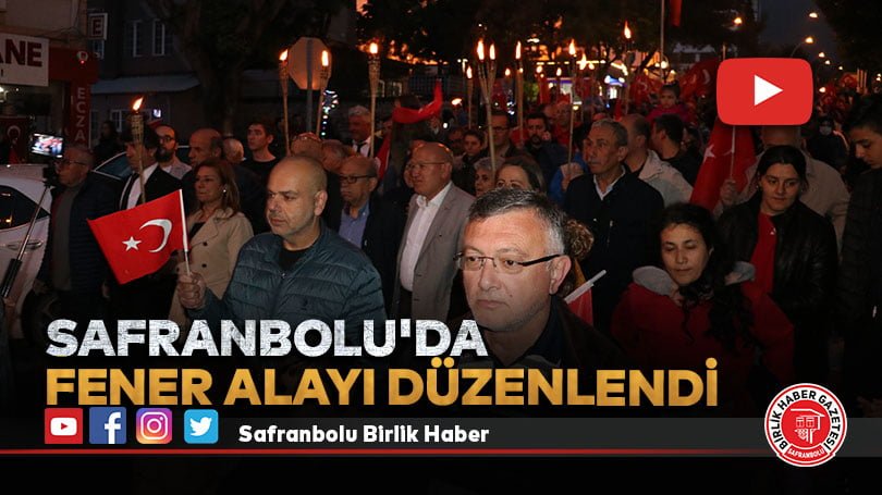 Safranbolu’da fener alayı düzenlendi
