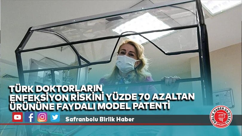 Türk doktorların enfeksiyon riskini yüzde 70 azaltan ürününe faydalı model patenti