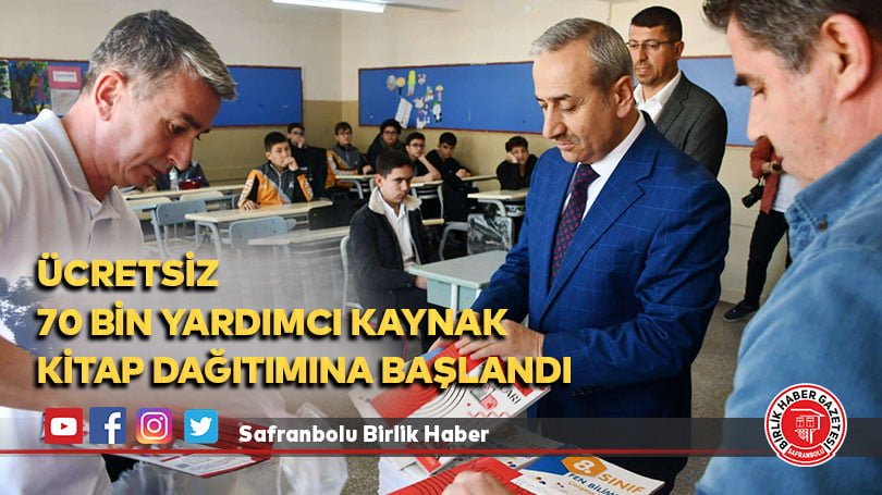 Ücretsiz 70 Bin Yardımcı Kaynak Kitap Dağıtımına Başlandı