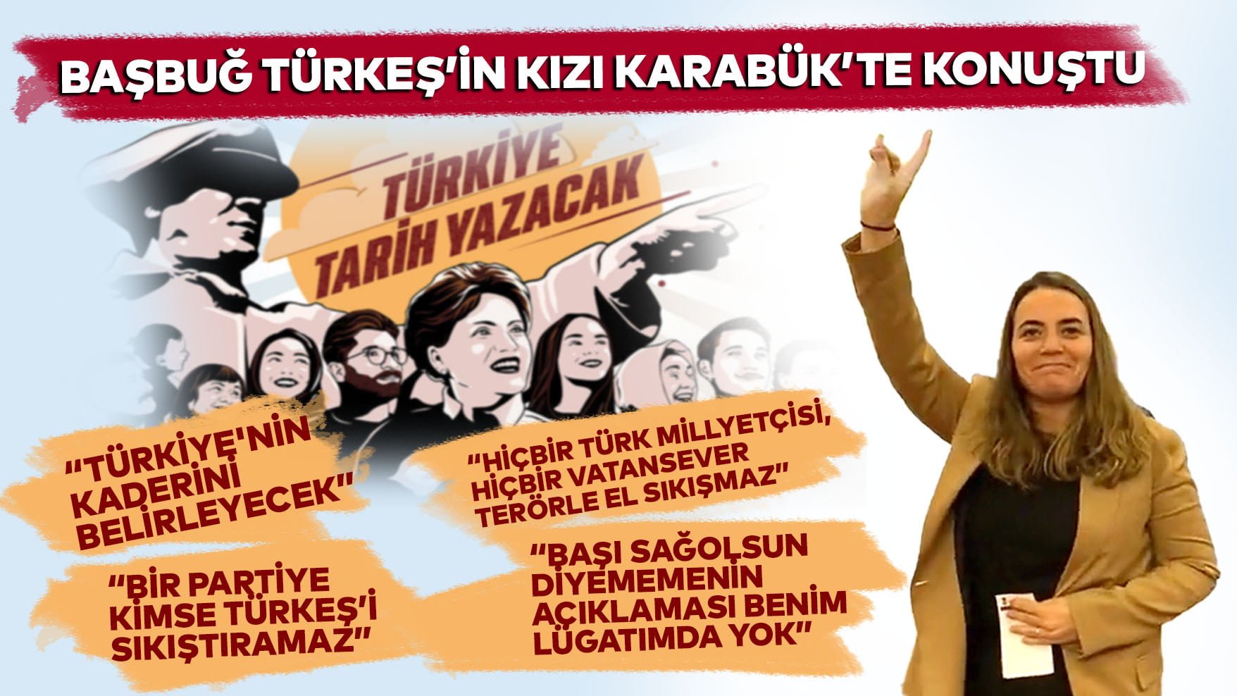 Başbuğ Türkeş’in Kızı Karabük’te konuştu