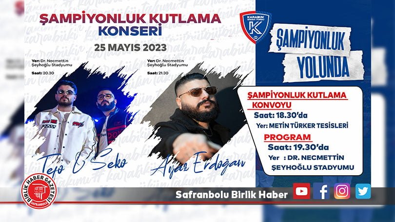 Şampiyonluk kutlaması bu akşam