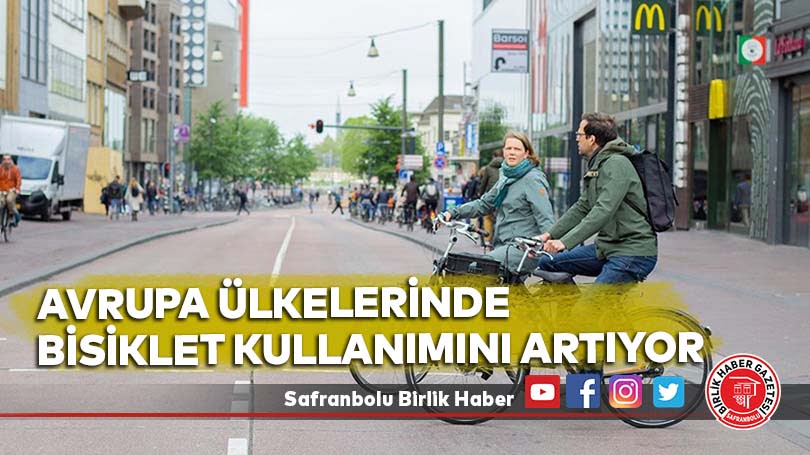 Avrupa ülkelerinde bisiklet kullanımını artıyor