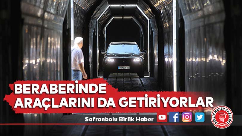 Beraberinde araçlarını da getiriyor