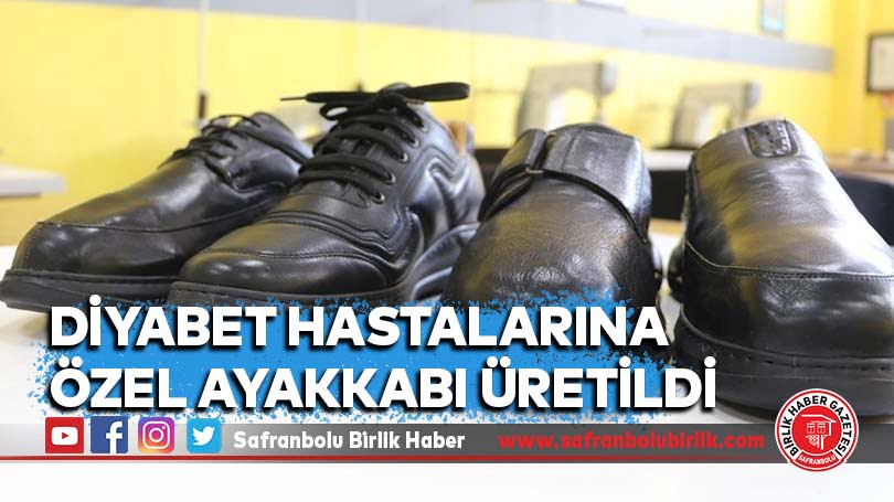 Diyabet hastalarına özel ayakkabı üretildi