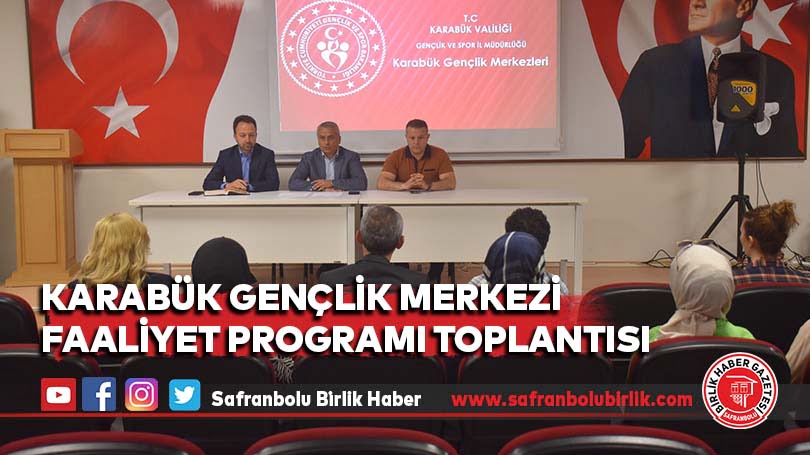 Gençlik Merkezi Faaliyet Programı Toplantısı