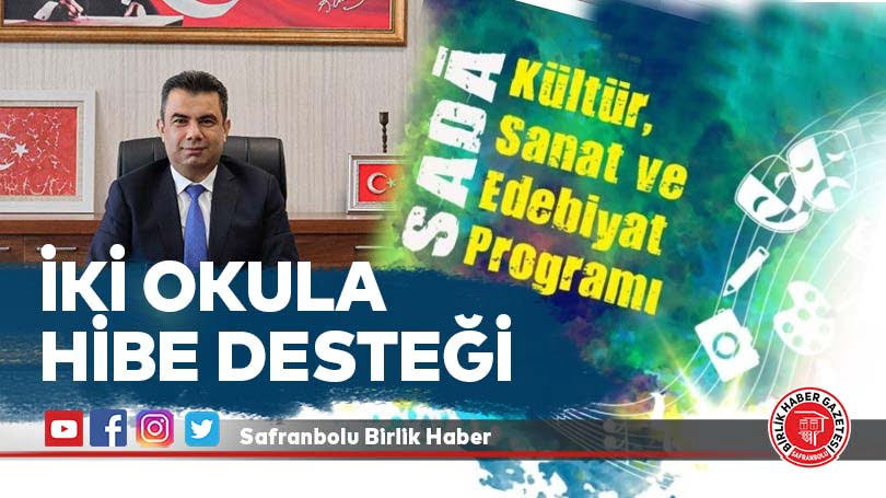 İki Okula Hibe Desteği