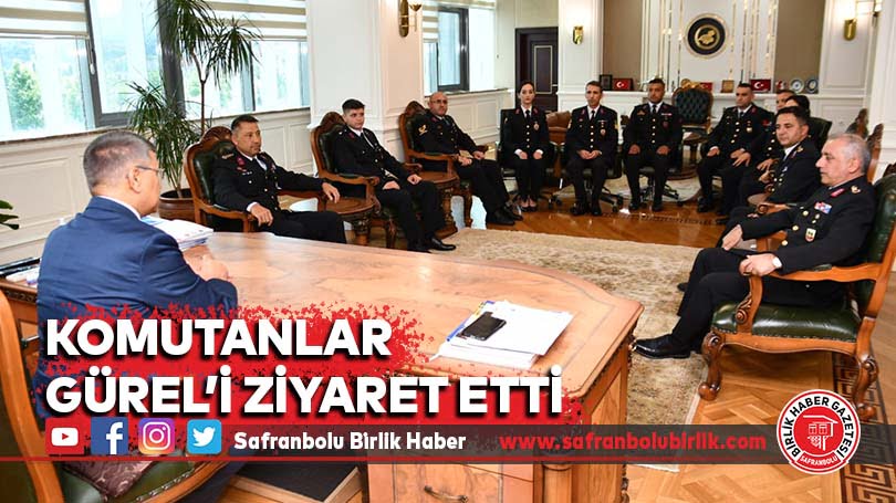 Komutanlar  Gürel’i ziyaret etti