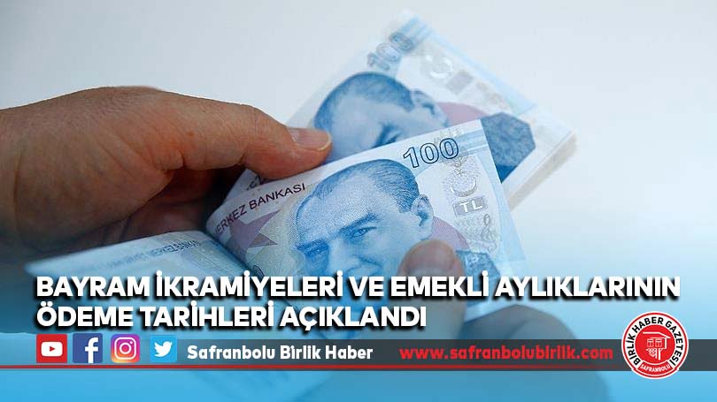 Kurban Bayramı ikramiyeleri ve emekli aylıklarının ödeme tarihleri açıklandı