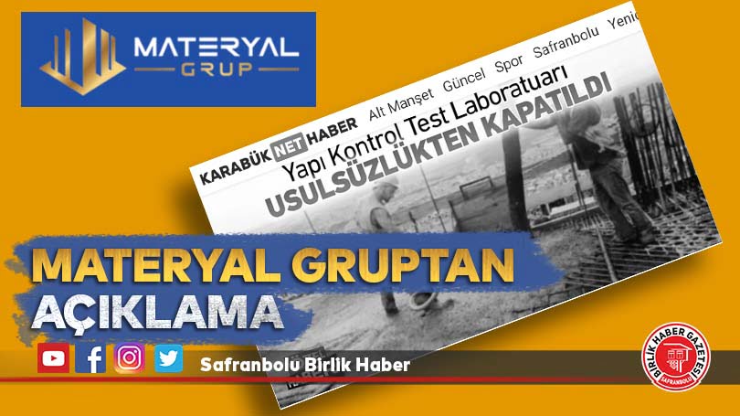 Materyal gruptan açıklama