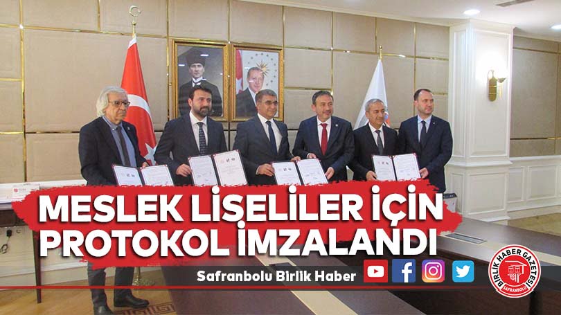 Meslek liseliler için protokol imzalandı