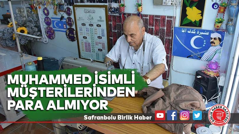Muhammed isimli müşterilerinden para almıyor
