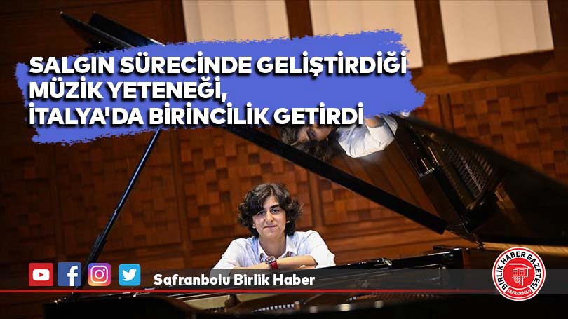 Salgın sürecinde geliştirdiği müzik yeteneği, İtalya’da birincilik getirdi