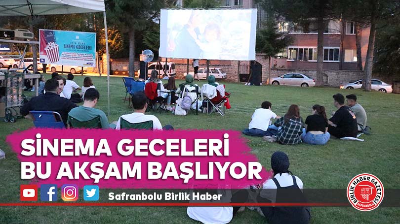 Sinema Geceleri bu akşam başlıyor