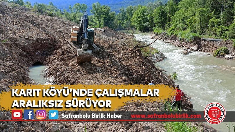 Karıt Köyü’nde Çalışmalar Aralıksız Sürüyor