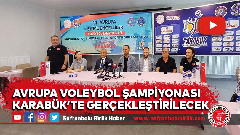 Avrupa Voleybol Şampiyonası Karabük’te gerçekleştirilecek