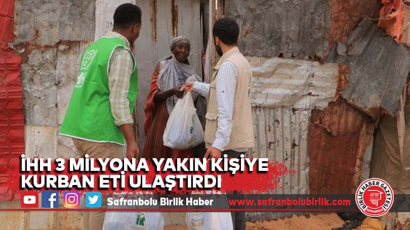 İHH 3 milyona yakın kişiye kurban eti ulaştırdı
