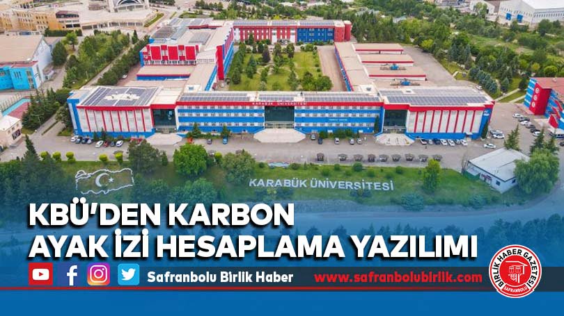 KBÜ’den Karbon Ayak İzi Hesaplama Yazılımı