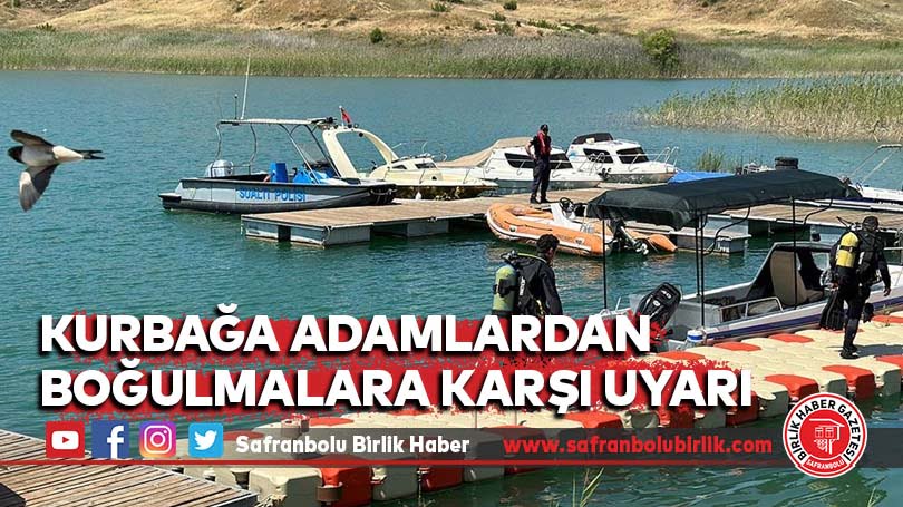 Kurbağa adamlardan boğulmalara karşı uyarı