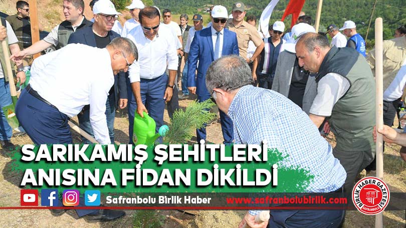 Sarıkamış Şehitleri Anısına Fidan Dikildi