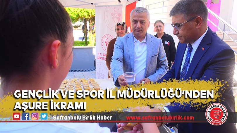 Gençlik ve Spor İl Müdürlüğü’nden Aşure İkramı