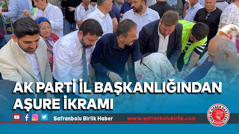 AK Parti İl Başkanlığından aşure ikramı