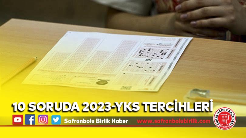 10 soruda 2023-YKS tercihleri