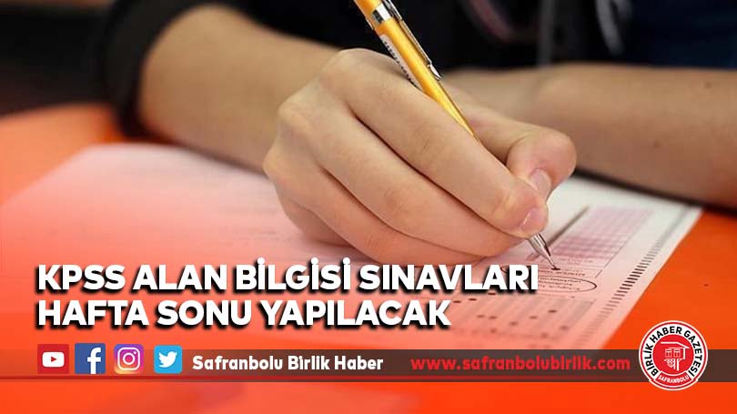 KPSS Alan Bilgisi sınavları hafta sonu yapılacak
